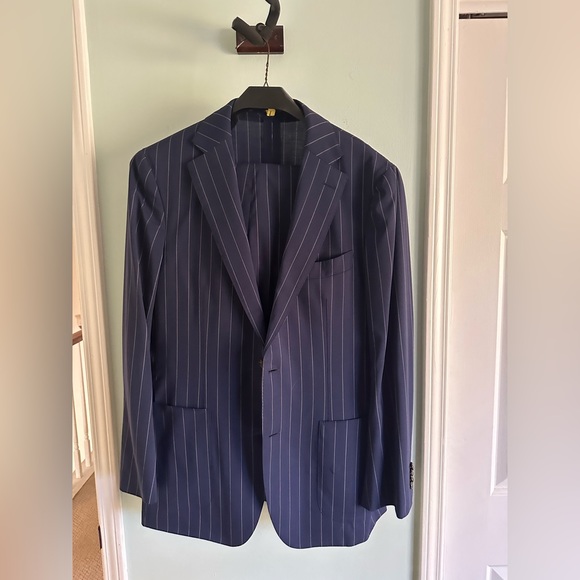 Suit supply - pin stripe blue havana suit - Picture 2 of 3